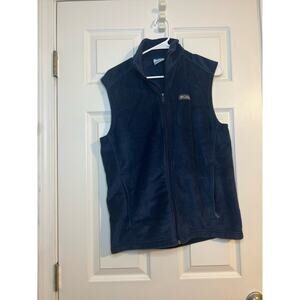 Columbia Adult Mens Steens Mountain Fleece Vest- Navy Blue Sz: Small